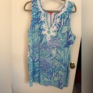 Lilly Pulitzer Blue and White Dress